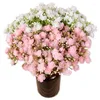 Decorative Flowers Artificial Gypsophila White Pink Bouquet DIY Handmade Babysbreath Fake Plants Floral Arrange For Wedding Home Decoration