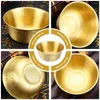 Bowls Copper Bowl Ornament Worship Home Decor Small Furnishing Articles Gold God Sacrificial Manual Rice