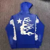 Мужские толстовок толстовок Hellstar Hodies High Street Retro Hiphop Graffiti Hoody для мужчин.