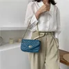 Cheap 80% Off Summer New Fashion Wide Shoulder Strap Crossbody Women's Texture Two Piece Underarm Small Square Bag code 899