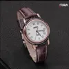 Stile nuovo orologio da uomo cintura tendenza coppia donna moda e semplice orologio al quarzo oro Wpffk