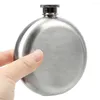 Höftkolvar dricker accessoarer kreativa födelsedagspresent vin flaska rysk sprit kruka 5 oz rund whisky flask alkohol