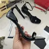 Designer Femmes Robe Chaussures Talons Sandales En Cuir Pompes Lady Classique Noir Sandale Fond Épais Chaussure De Luxe Marque De Mode Talon Haut Pompe De Fête Talons Hauts