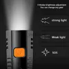 Torçlar Mini Taşınabilir Süper Parlak Küçük Ev Uzun Aralıklı Açık Aydınlatma Led Güçlü Işık El Feneri HKD230902