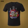 NIEUWE STIJL Phillip Plain Mannen T-shirts Designer PP Schedel Diamant T-shirt Korte Mouw Dollar Bruine Beer Merk Tee Hoge Kwaliteit Schedels T-shirt Tops Pp2086