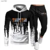 Trainingsanzug Trapstar Markenjacken Bedruckte Sportbekleidung Herren-T-Shirts 16 Farben Warmes Zweiteiler-Set Lose Hoodie-Sweatshirt-Hosen Jogging 220615 34P5C