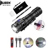 Torches WUBEN E05 LED Flashlight EDC Mini Light 900 Lumens USB Rechargeable Waterproof Mini Torch with Battery Included Magnet Light HKD230902