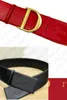 MJ High Quality Designer Belts Women Luxury Belt 7CM Width Smooth Buckle Fashion For Genuine Leather Gold Famous Brand Black Red Colour Male Waist Strap Cowskin