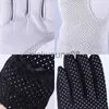 Five Fingers Gloves Five Fingers Gloves 1 Pairs Anti-UV Thin Lace Bow Wave Point Sunscreen Driving Touch Screen Black Mittens Women x0902 x0903