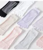 Women Socks Ultra Thin Five Finger 5 Split Toe Crystal Silk Transparent Anti Summer Ankle