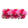 Decorative Flowers 100cm Party Wedding Decor Flower Wall Mat Arrangement Supplies Silk Peony Artificial Row Romantic Arch Backdrop