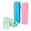 Étui de rangement Double allume-cigare en plastique coloré, boîte de rangement multifonctionnelle portable, tabac à herbes sèches, pré-roulage de cigares étanches