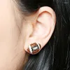 Ohrstecker, exquisiter Rugby-Stil, für Damen, glänzender Strass-Fußball-Schmuck, Geschenk