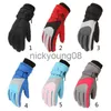 Gants à cinq doigts Gants à cinq doigts 1 paire d'hiver pour enfants épaissir chaud en plein air coupe-vent pour enfants mitaines à doigts complets imperméables pour 6-11 ans enfant x0902