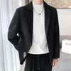 Garnitury męskie plus rozmiar 5xl modny pojedynczy guziki Blazers Kurtka Formalne stałe garnitur płaszcz Mężczyźni High End Korean Blazer Masculino