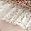 Pillow Lace Cover Square Light Luxury 45x45cm Decorative Sofa Bedroom Pillowcase Shell Floral Jardin Velvet Vintage Farmhouse