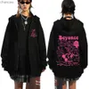 Herrtröjor tröjor 2023 Renaissance Beyonce World Tour Kpop Album Print Hoodie Sweatshirts Lång ärm Streewear Pullover Clotle Zip Up Hoodie LST230902