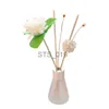 Incense DIY Aromatherapy Set Reed 50 ML Oil Diffusers With Natural Sticks Delicate Ceramic Bottle And Scented Oil Home Decoration x0902