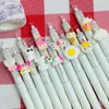 1st Söt mini Flower Gel Pennor Black Ink Neutral Kawaii Korean Stationery Kids Gifts Writing Tools School Office Supplies