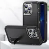3 I 1 Defender Phone Cases Kickstand Armor Back Cover för iPhone 15 15Pro 15Plus 15 Pro Max 14 13 12 11 Samsung Galaxy S23 S23Plus S23 Ultra S22 S22Plus