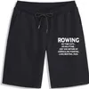 Män shorts rowing 200 meter rolig s söt enkel stil långärmad väcke sommarhuvor