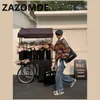 Men's Sweaters ZAZOMDE Winter Colorful Cardigan Sweater Stripe Rainbow Knitted Button Coat Fashion Contrast Color Sweater Coat Y2K Couple Tops 230901