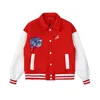 Luxury Designer Jacket Män Kvinnor Baseballjacka överdimensionerade varsity Jackor Herrens ullrock 1V Broderi Sweatshirt