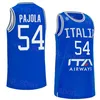 Printed 2023 World Cup Italy Basketball 1 Nico MANNION Jersey Italia 18 MATTEO SPAGNOLO 30 Guglielmo CARUSO 54 ALESSANDRO PAJOLA 70 LUIGI DATOME 40 LUCA SEVERINI