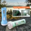 Torches Lampe de poche solaire Portable LED Torche de poche Lumière extérieure Lanterne domestique Batterie intégrée rechargeable HKD230902