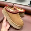 Tasman laarzen Australië Tazz pantoffels Klassieke ultra mini schapenvacht Shearling platform snowboot damesschoenen bont slides suède wol winter enkel designer laarsjes