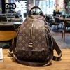 2023 Spring New Leisure Backpack Trendy Print Contrast Color Fashion Outdoor Versatility Large Capacity 55% Off Factory Online