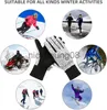 Fem fingrarhandskar Vinterhandskar 20 Thinsulate Thermal Cold Weather Warm Running Pekskärmcykel för män Kvinnor 220812 X0902