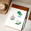 50pcs lotus leaf cartoon graffiti creative waterproof sticker PVC scooter personality creative trend decoration