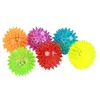 Dog Toys Chews 100Pcslot Fast Cat Pet Led Squeak Toy Rubber Chewing Bell Ball Whistle Hedgehog Fun Drop Delivery Home Garden Supplies Dhq8W