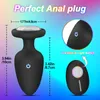 Anal Toys LED Light Plug Vibrator Butt Plugs Stimulator Masturbator Remote Control Prostate Massager Sex Toy For Men Gay Unisex 230901