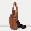 Briefcases Men One Shoulder Crossbody Cross Style Computer Business Commuting Handbag 230901