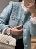 2023 chaqueta de diseñador para mujer nueva chaqueta de invierno chaqueta de tweed de moda abrigo de primera calidad cárdigan abrigo regalo del día de Navidad C36G