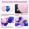 Other Event Party Supplies Blue Pink Arch Balloon Garlands Gender Reveal Baby Shower Wedding Ballon Happy Birthday Decor Kids Adults Baloon 230901