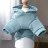 Hundkläder Sport Pullover Sweatshirt för liten valp Animal Blue Spring Summer Pet Cat Shop Hoodie Chihuahua Toy Terrier Leveranser 230901