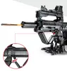 ラバーブレットガンモデルキットガンリアルな銃モデルブロックおもちゃ銃ライフルガン