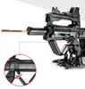 Gummi -Bullet -Waffenmodell -Kit -Waffen -Waffenmodell Blöcke Spielzeugpistolengewehr Kanonen Elektrische Filmpistole Accessoire Tactical Air Weichpistole Puzzle Gun für Erwachsene Weihnachten