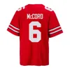 Ohio State 18 Marvin Harrison Gray Football Jersey McCord Fleming Wilson Stroud Justin Fields 44 J.T. Tuimoloau Egbuka 2 Young Olave George Bosa Red Buckeyes College