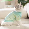 犬のアパレルペットの服タイダイのTシャツ犬用衣料品猫小さな悪魔パッチブルーかわいい春の夏の男の子の女の子製品2023