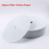 Conjunto acessório de banho 20pcs filtro algodão papel roupas secador umidificador filtros de exaustão peças substituição de disco de filtragem