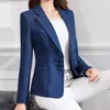 Trajes para mujer elegante chaqueta blazer femenina