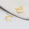 Серьги-гвоздики TOYOOSKY S925, стерлинговое серебро, простые спиральные серьги-гвоздики в маленьком стиле, дизайнерские украшения для ушей для женщин, подарки