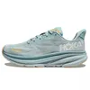 Hoka Speed ​​Goat 5 Kid Shoes Clifton 9 Kids Baby Low Sneaker Black Whood Orange Amber Gotblin Blue Gray Outdoor Shoes Size 26-35