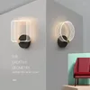 Lámpara de pared moderna, aplique de luz LED para mesita de noche, pasillo, escaleras, dormitorio, sala de estar, iluminación interior decorativa para el hogar, nórdica Simple