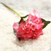 Kwiaty dekoracyjne 35 cmartificial kwiat hortensja Wiele głowy piwonia bukiet ślubny jedwab na wesele walentynki impreza