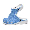 DIY Escrituras Sapatos Chinelos Homens Mulheres Personalizado Simplicidade Padrão Azul Treinadores Ao Ar Livre Tênis 103026